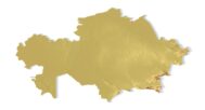 STL file of Kazakhstan map for CNC and 3D printing