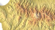 Digital elevation terrain of Cyprus in STL format