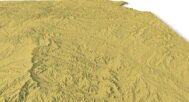 Kansas digital elevation model STL terrain map