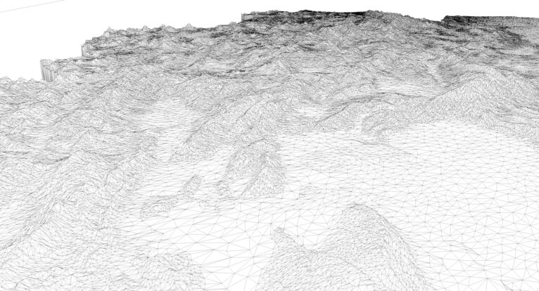 Argentina STL model used in terrain modeling applications