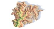 Andorra terrain STL for 3D printing