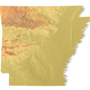 USA States 3D STL Models for 3D Printing & CNC | Topographic Maps