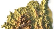 Corsica 3D map