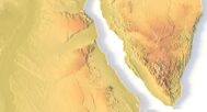 Digital elevation model of Egypt’s river and deserts