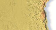 DEM-based 3D terrain of DRC in STL format