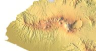 Digital elevation terrain of El Salvador in STL format