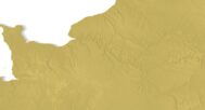 Isometric render of France’s STL topographic map