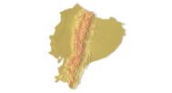 STL file of Ecuador map for CNC and 3D printing