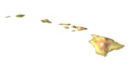 3D Hawaii Topography – Isometric View