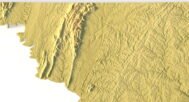 Maryland topographic map STL for CNC carving