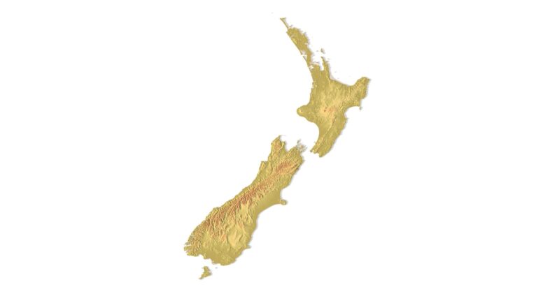 STL file of NZ map for CNC and 3D printing