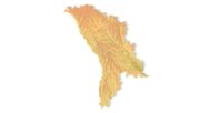 STL file of Moldova map for CNC and 3D printing
