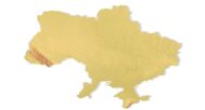 STL file of Ukraine map for CNC and 3D printing