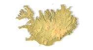 STL file of Iceland map for CNC and 3D printing