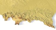 Digital elevation terrain of Poland in STL format