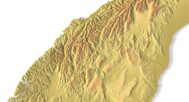 Digital elevation terrain of NZ in STL format