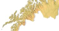 Digital elevation terrain of Norway in STL format