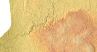 Digital elevation terrain of Latvia in STL format