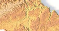 Digital elevation terrain of Luxembourg in STL format