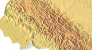Digital elevation terrain of Ukraine in STL format
