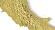 Digital elevation terrain of Italy in STL format
