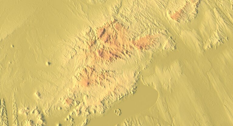 Digital elevation terrain of Hungary in STL format
