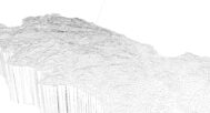 Wireframe view of the Finland STL terrain model
