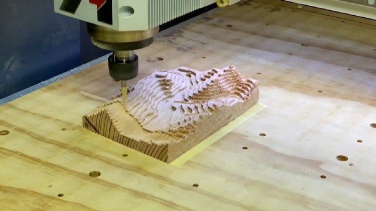 Terrain 3D Models for CNC milling