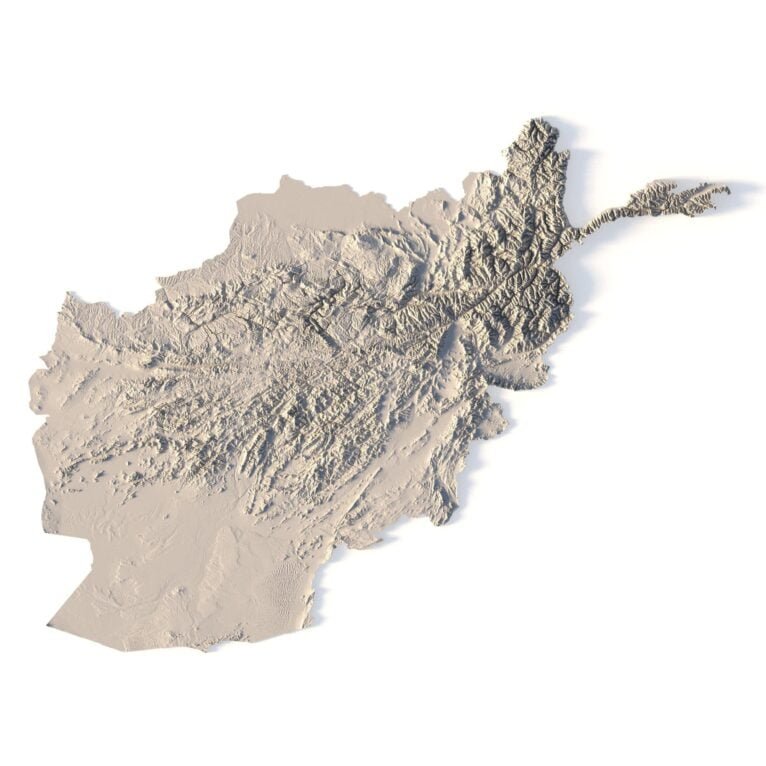 Afghanistan 3D model