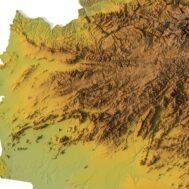 Afghanistan 3D map