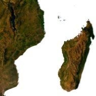 Africa relief map