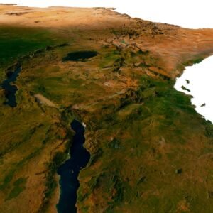 Africa 3D model terrain | Custom 3D Models and 3D Maps