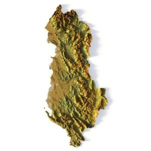 Albania STL model