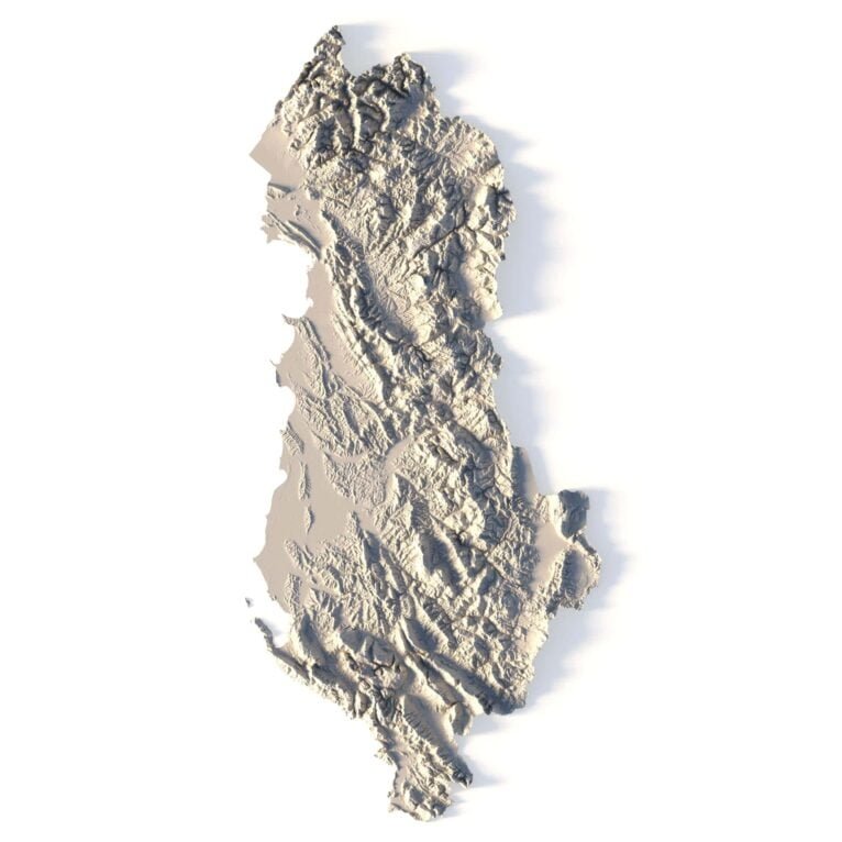 Albania 3D model