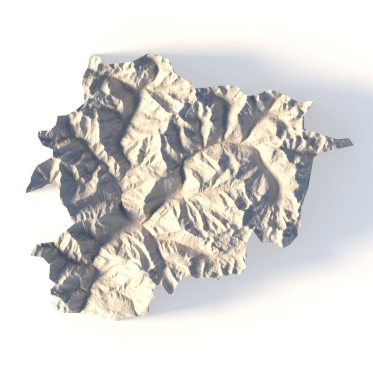 Andorra 3D model