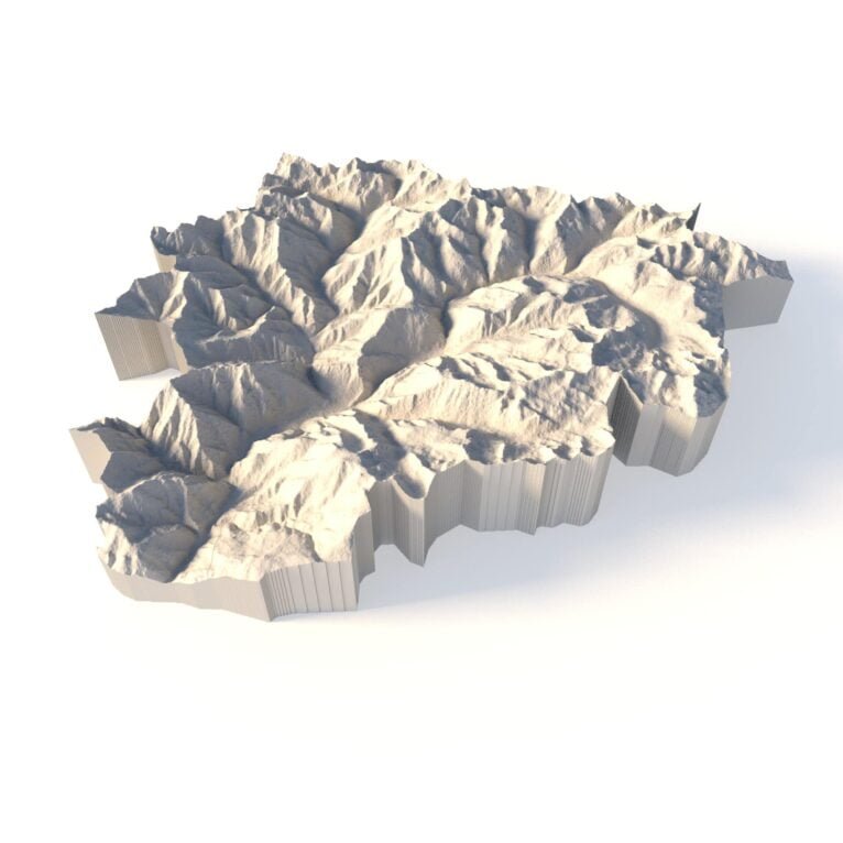 Andorra 3D map