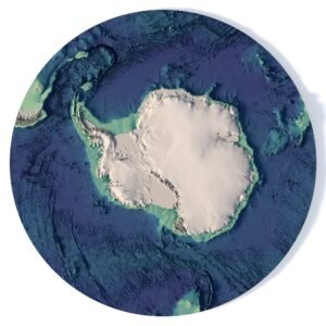 Antarctica terrain 3D model