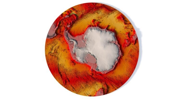 Antarctica STL model