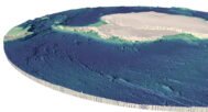 Antarctica 3D elevation model