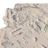 State of Arizona 3d relief cnc files