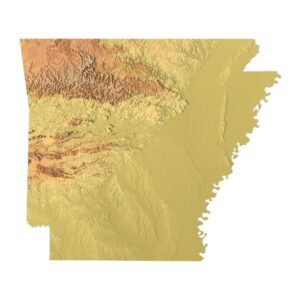 State of Arkansas 3d stl files