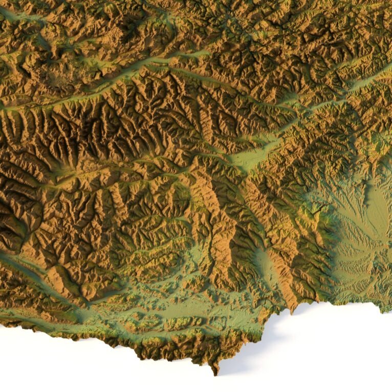 Ausrtia 3D map