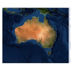 Australia terrain 3D model