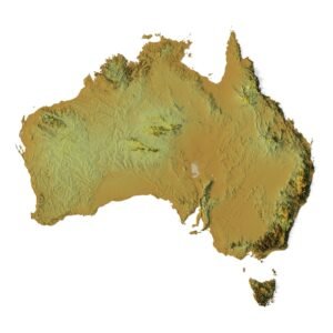 Australia STL model