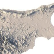 Cyprus 3D map