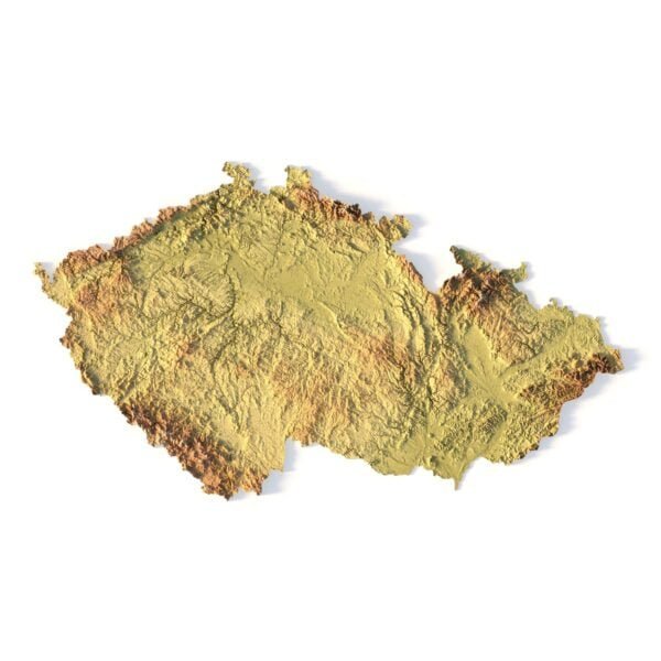 Iceland terrain 3D Print model | 3D Models and 3D Maps