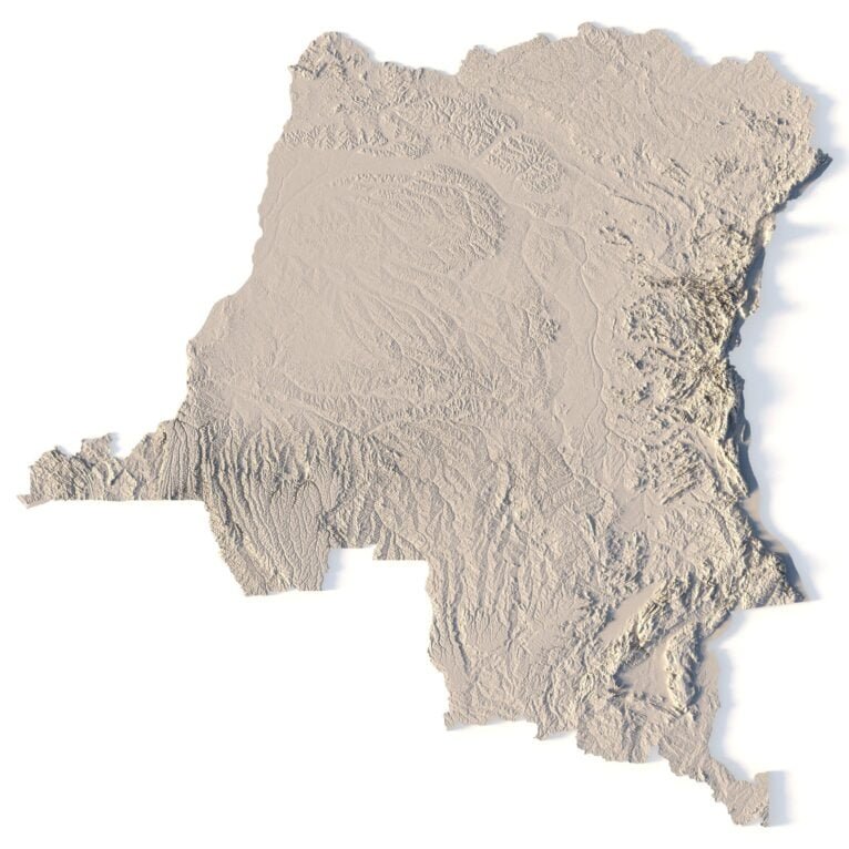 Democratic Republic of Congo 3D model