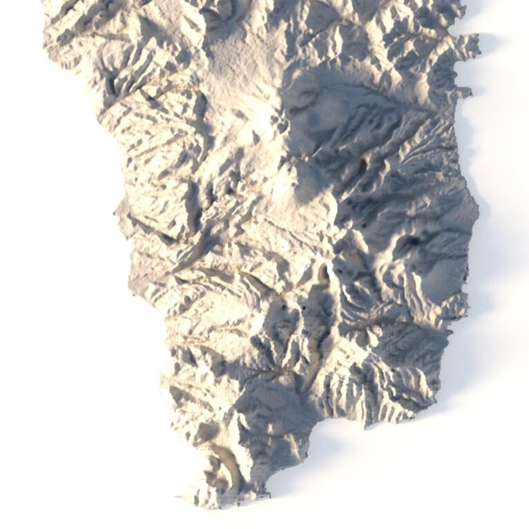 Dominica 3D map