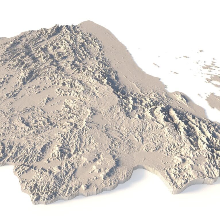 Eritrea 3D Print model