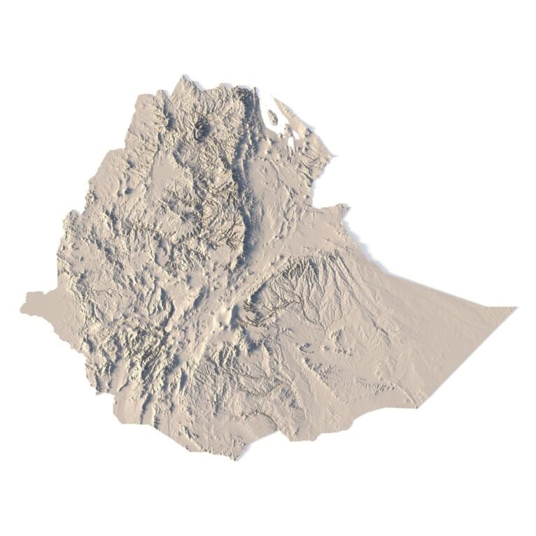 Ethiopia 3D model
